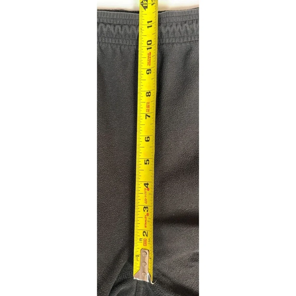 The North Face TKA 100 Fleece Pants Men's L Black Straight Leg Zip Pockets